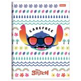 Caderno Brochura Capa Dura 1/4 Pequeno Disney Stitch 80 Folhas Foroni Estampa 4