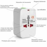 Adaptador Tomada Universal Padrão Bivolt Aio