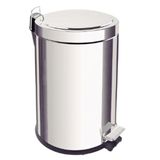 Lixeira Com Pedal Inox 5 Litros Pra Sala E Cozinha