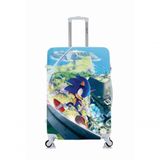 Capa Protetora Para Mala Viagem Personalizada Media Sonic Speed