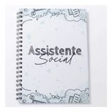 Caderno Universitário 100fls Assistente Social Profissões