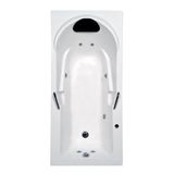 Banheira Hidromassagem Astra Capri Super Luxo 170cmx80cmx43cm - 04 Jatos Acrílico P2 Sem Aquecedor 110v