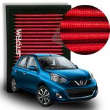 Filtro Ar Esportivo Nissan March 1.0 12v Ano 2015 A 2022