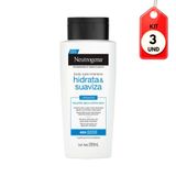 Kit C/03 Neutrogena Body Care Intensive Loção Hidratante Hidrata E Suaviza 200ml