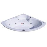 Banheira Hidromassagem Astra Copacabana Super Luxo 143cmx189cmx43cm - 04 Jatos Acrílico P4 Sem Aquecedor 220v