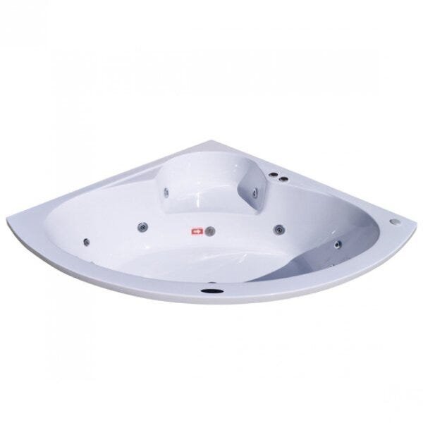 Banheira Hidromassagem Astra Copacabana Gran Luxo 143cmx189cmx43cm - 06 Jatos Acrílico P2 Sem Aquecedor 220v