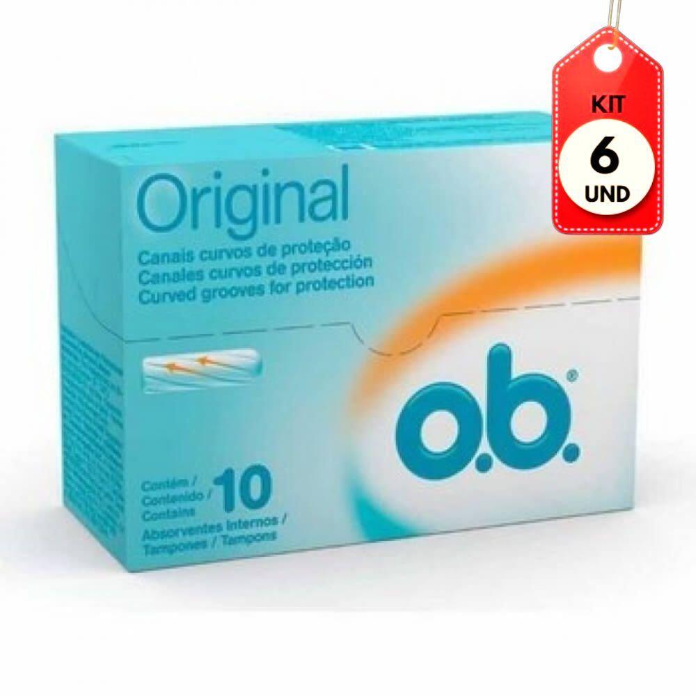 Kit C/06 O.b Absorvente Íntimo Super C/10 - Carrefour