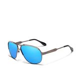 Óculos De Sol Masculino Polarizados Design Piloto N7725 - Azul
