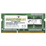 Memoria Notebook Ddr3l 4gb Pc1600 Markvision Mvd34096msd A6