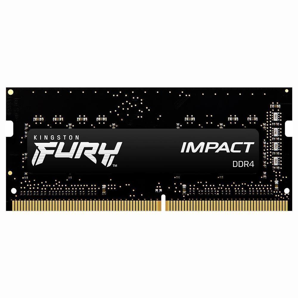 Memória Ram Para Notebook Kingston Fury Impact Ddr4 16gb 2666mhz - Preto (kf426s16ib-16)