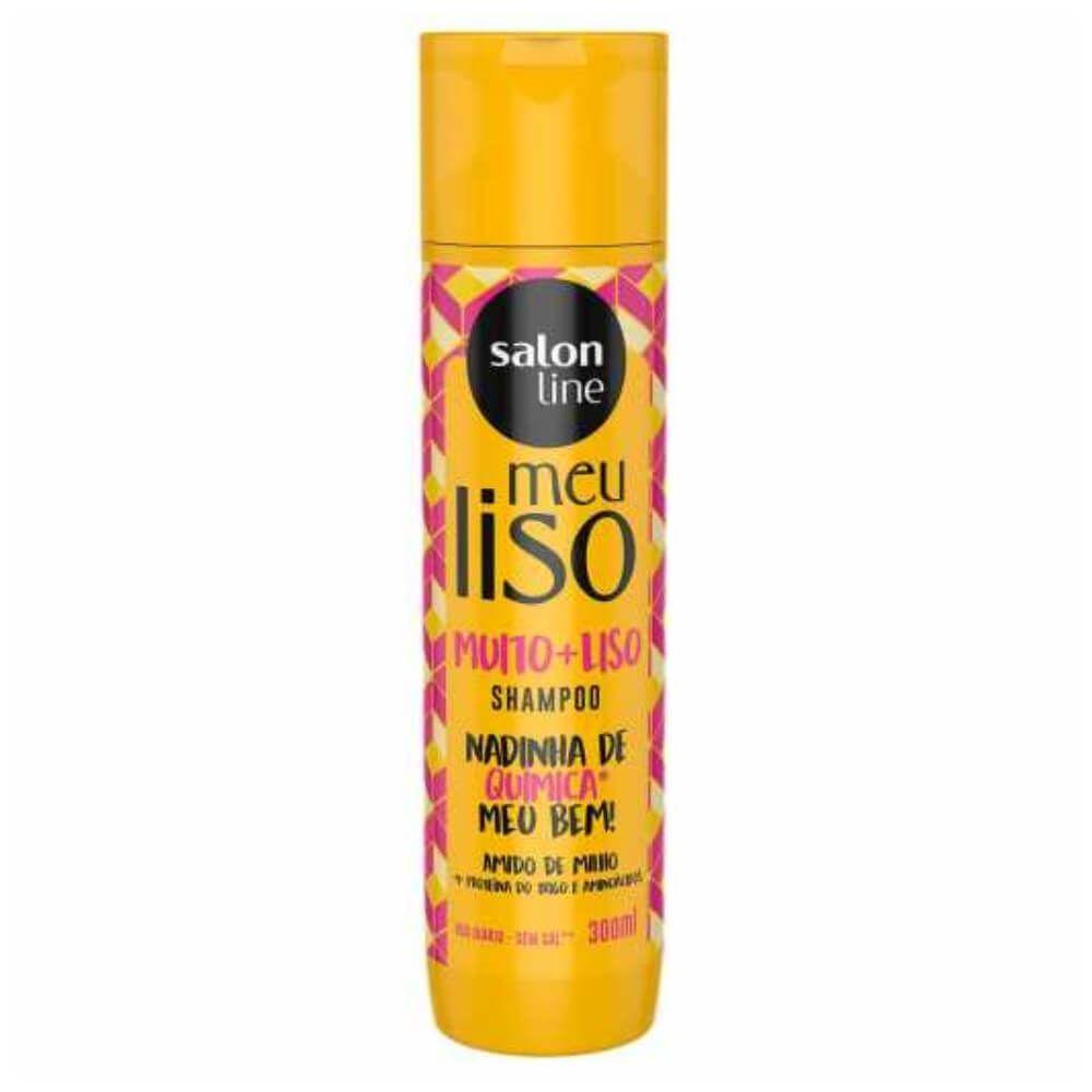 Salon Line Meu Liso + Liso Amido De Milho Shampoo 300ml