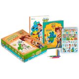 Box Com Livros De Histórias E Colorir Do Toy Story 4