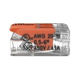 50 Conectores Automáticos Até 6,0mm 2 Polos 41a 221-612 - Wago