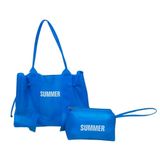 Bolsa Sacola Feminino Silicone Praia Necessaire Prático Summer Espaçosa