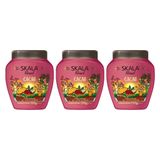 Creme Skala 1kg 2em1 Cacau - Kit Com 3un