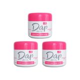 Desodorante Dap Creme Pote Perfume Feminino 55g - Kit 3un