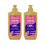 Creme Pentear Niely Gold Salva Fios 250ml - Kit Com 2un