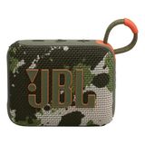 Alto-falante Portátil Bluetooth Jbl Go 4 Verde Camuflado