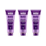 Shampoo Maxihair 500ml Matizador - Kit Com 3un