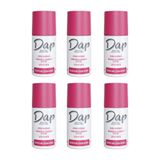 Desodorante Dap Roll-on Perfumado Feminino 55ml - Kit 6un