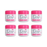 Desodorante Dap Creme Pote Perfume Feminino 55g - Kit 6un