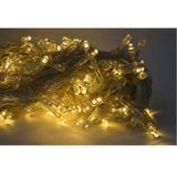 Pisca-pisca 200lampadas Led Branco Quente Fio Transp 8f 220