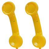 Monofone Portatil Pop Phone Microfone Fone Ouvido P2 Kit 2