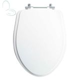 Tampa Vaso Sanitário Poliester Acrilico Alpinia Branco Para Bacia Fiori