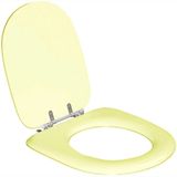 Assento Sanitario Almofadado Riviera Pergamon (bege Claro) Para Vaso Celite