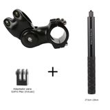 Suporte Alumínio Para Moto + Bastão Invisível Para Câmeras 360