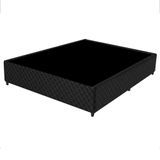 Base Box Para Colchão Queen Perola Negra Gazin 198x158cm Preto