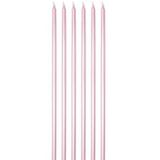 Vela Palito Gigante Rose Gold 35 Cm - Silver Plastic - 6 Un