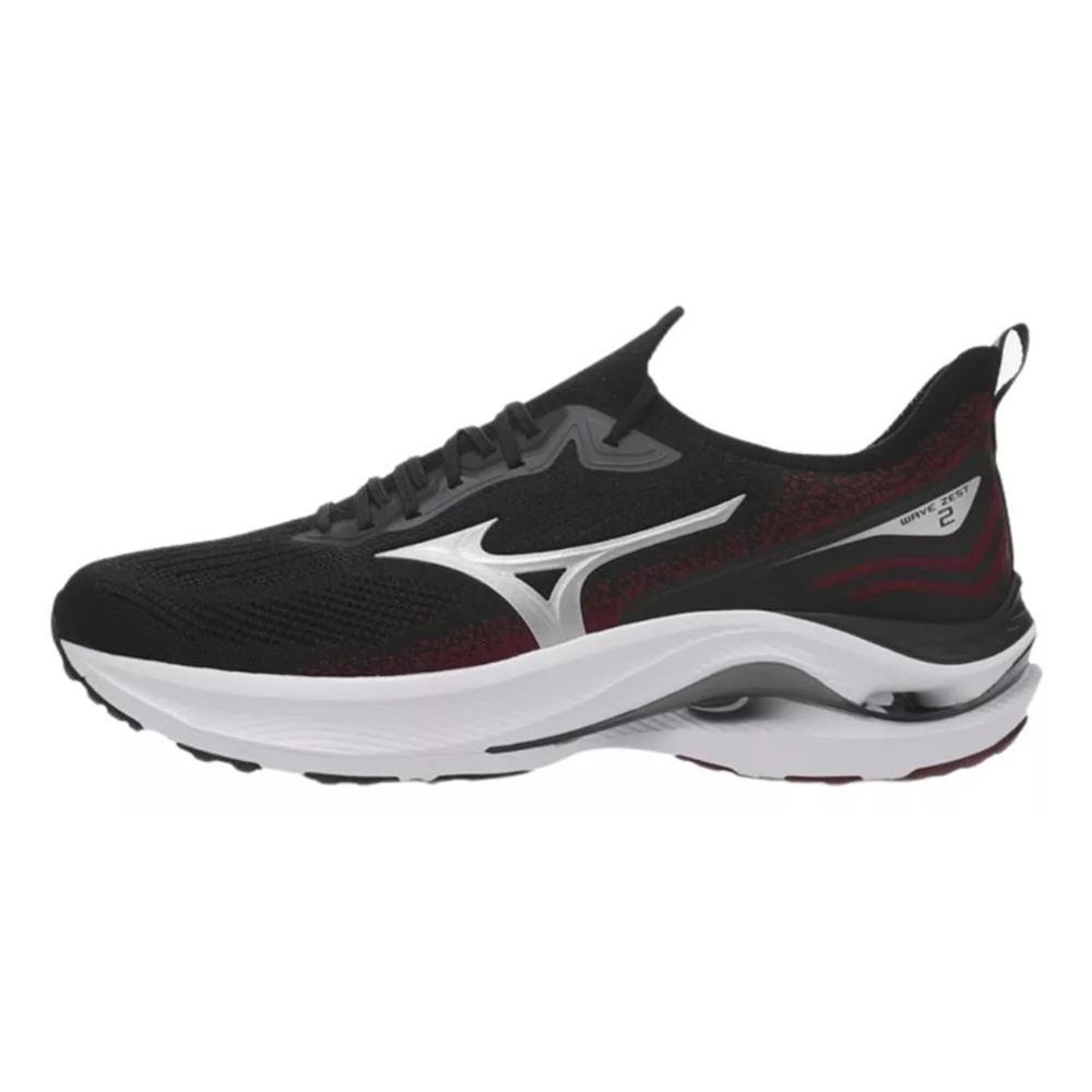 Tênis Masculino Running Mizuno Pto/verm Zest 2 101117117-172