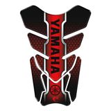 Adesivo Resinado Protetor De Tanque Moto Yamaha Vermelho Cor Vermelho