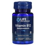 Vitamina B12, 1mg, 60 Comprimidos Mastigáveis, Life Extension