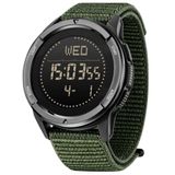 Relógio Masculino De Nylon Esportivo Super Leve 50m Digital Verde