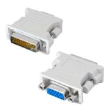 Adaptador Conversor Dvi 24+5 (macho) X Vga (fêmea) X-cell, Branco - Xc-adp-32