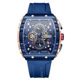 Relógio De Pulso Quartzo Masculino, Impermeável, Luminoso 8442 - Azul