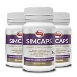 Kit 3 Simcaps Vitafor 400mg 30 Cápsulas