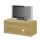 Rack Sala Natural De Chão Para Tv Ate 32 Polegadas Mdf