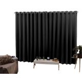 Cortina 6,00x2,50 Sala Quarto Cozinha Blackout Corta Luz Cor: Preto