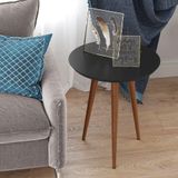 Mesa De Apoio Luna Preto Acetinado - Patrimar