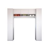 Kit De Armários Multiuso Lavanderia Eloísa 05 Portas Branco - Phoenix