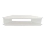 Rack Sala De Canto Branco Para Tv Ate 32 Polegadas Mdf