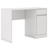 Mesa P/ Computador Escrivaninha 1porta 1gaveta Branco