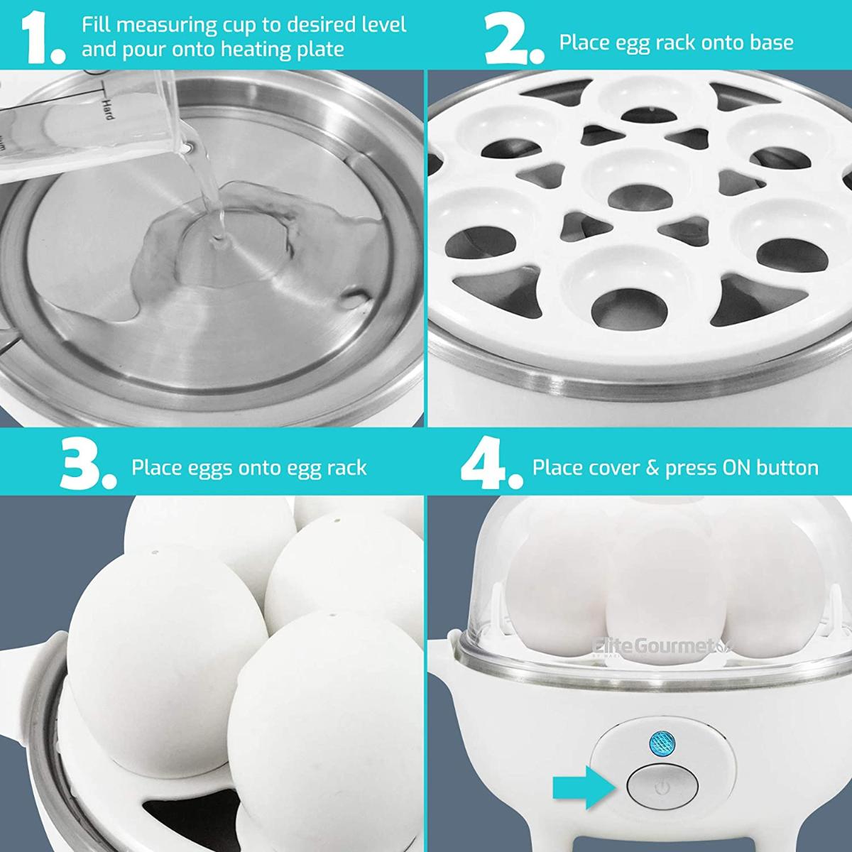 Elite egg shop cooker