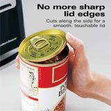 Hamilton Beach (76606ZA) Smooth Touch Electric Automatic Can Opener com alavanca fácil push down, abre todas as latas de tamanho padrão e pop-top, ext