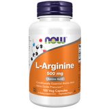 L-arginina 500 Mg 100 Cápsulas Now Foods