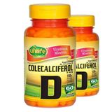 Kit 2 Vitamina D Colecalciferol 60cáps Unilife