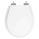 Assento Sanitario Poliester Com Amortecedor Avalon Branco Para Vaso Ideal Standard